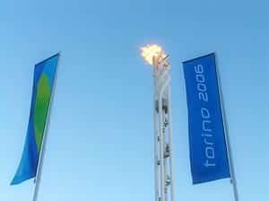 photo of the 2006 Torino Olympic Flame