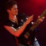 Picture of London-based guitarist Stuart Bahn in action